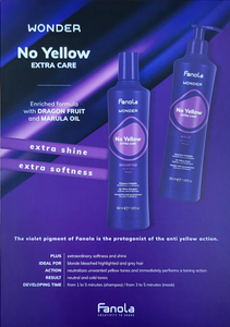 Fanola Wonder No Yellow Extra Care Shampoo