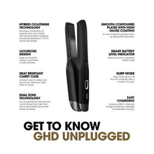 Load image into Gallery viewer, GHD Unplugged Cordless Styler Black