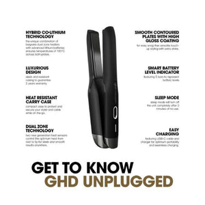 GHD Unplugged Cordless Styler Black