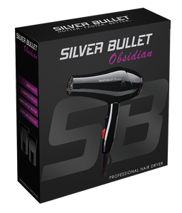 Silver Bullet Obsidian Hair Dryer - Black