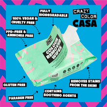 Load image into Gallery viewer, Crazy Color Colour Remover Wipes 30 Pack

