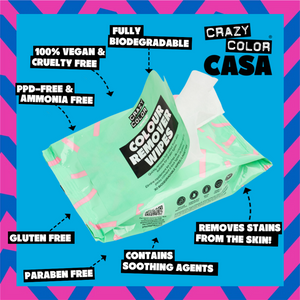 Crazy Color Colour Remover Wipes 30 Pack