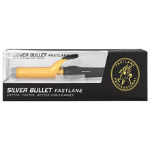 Load image into Gallery viewer, Silver Bullet Fastlane Gold Ceramic Curling Iron 32mm
