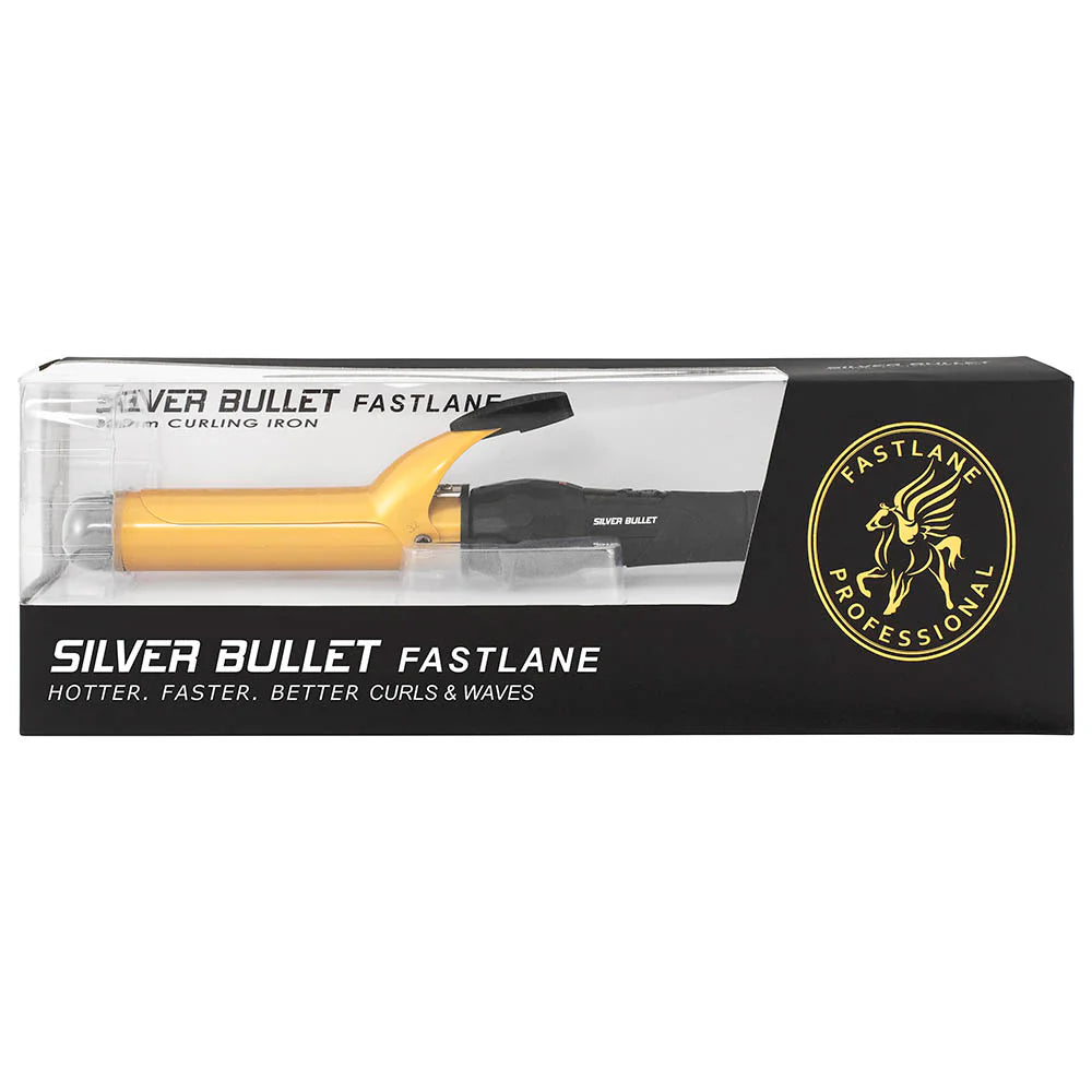 Silver Bullet Fastlane Gold Ceramic Curling Iron 32mm