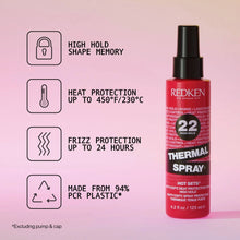 Load image into Gallery viewer, Redken Thermal Spray 22 High Hold 125ml

