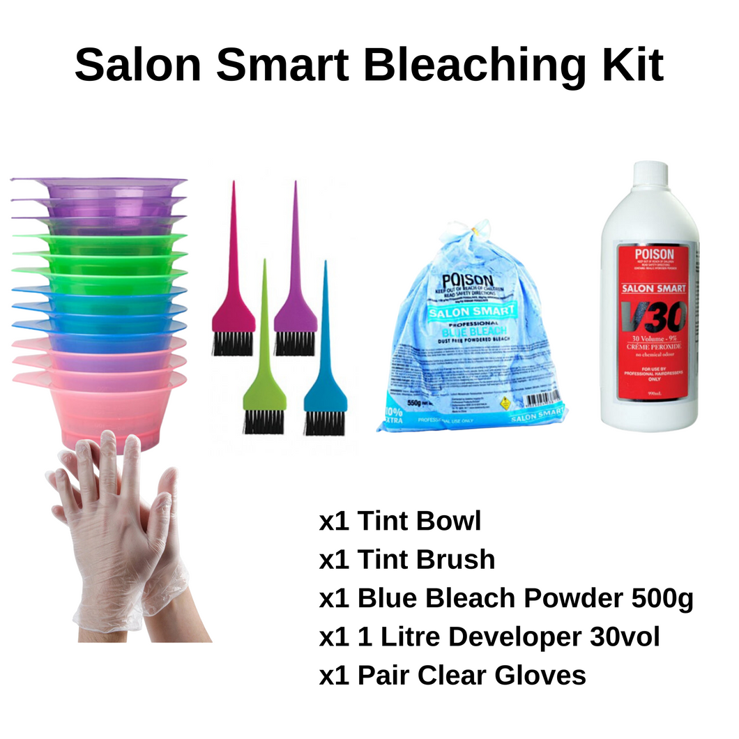 Salon Smart 30Vol (9%) Blue Bleach Kit