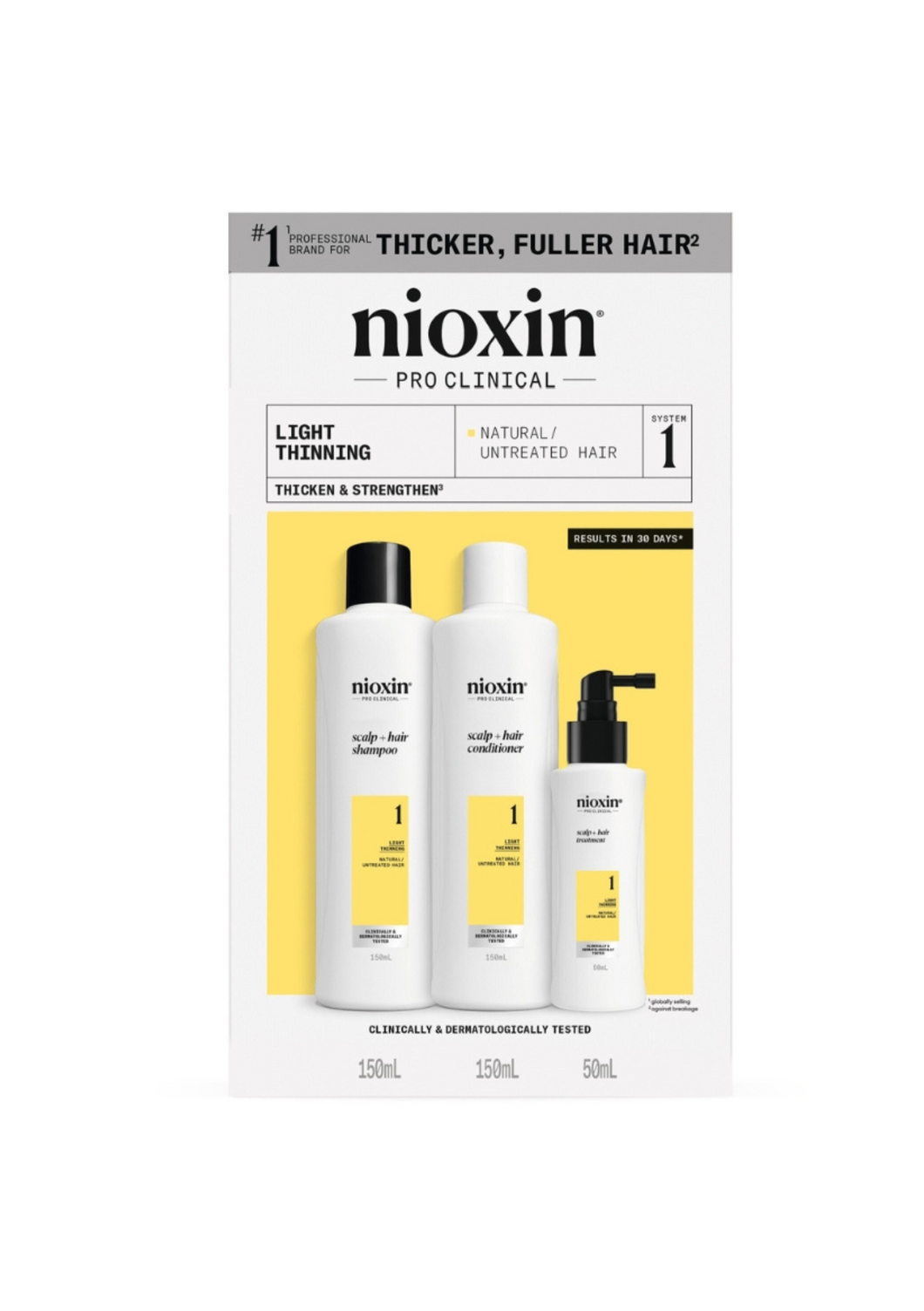 Nioxin System 1 Trial Kit
