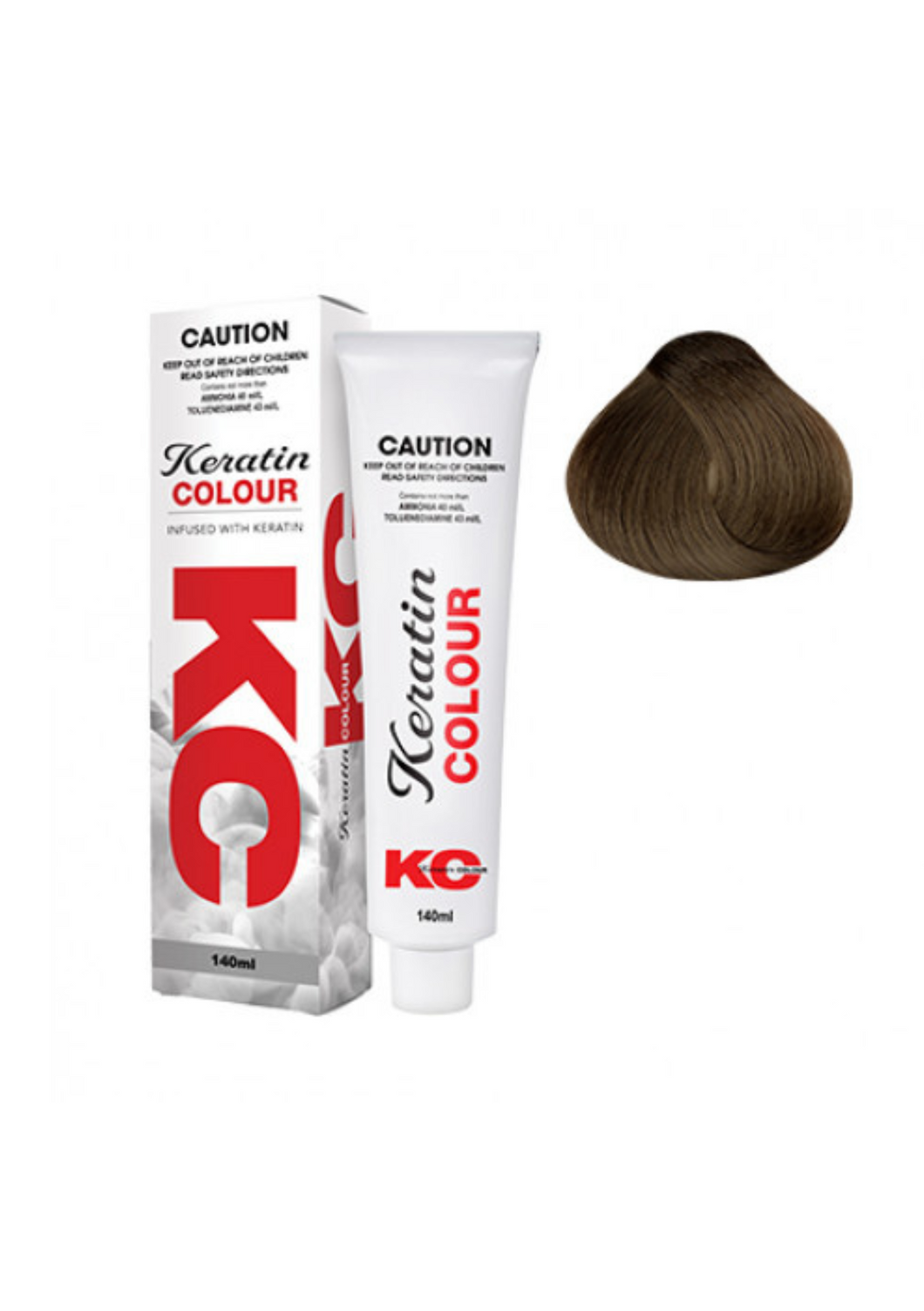 Keratin Colour 8/0N Light Blonde Extreme Intense Natural 140g