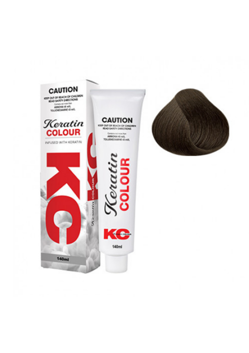 Keratin Colour 6.1 Dark Ash Blonde 140g