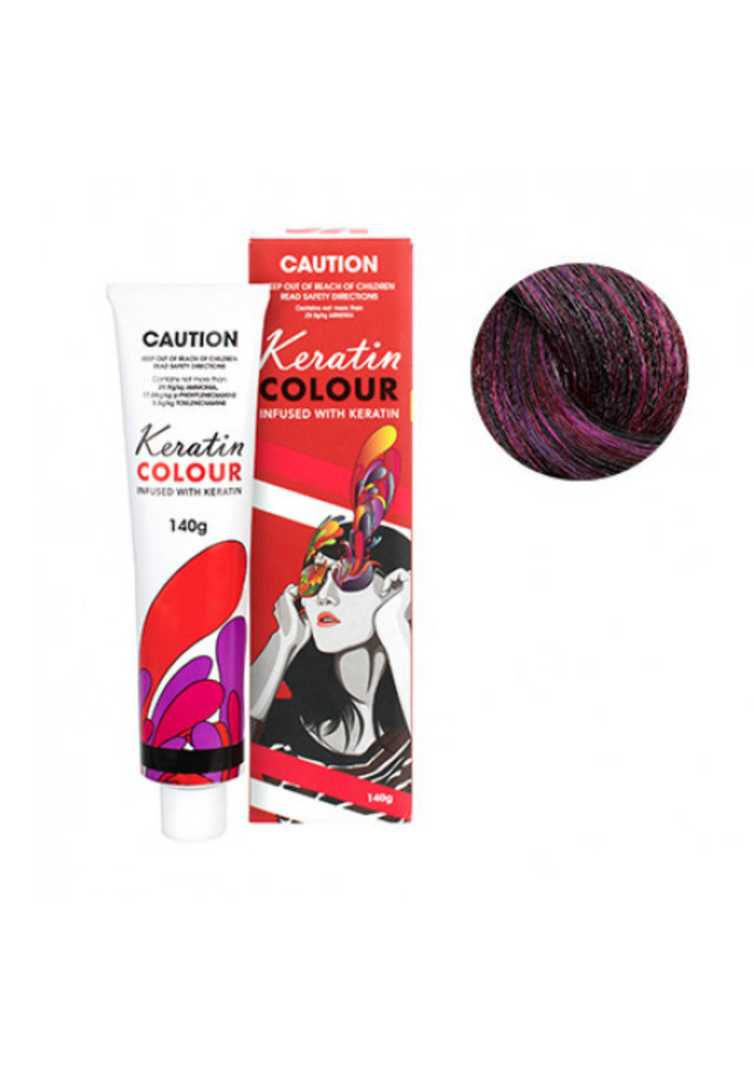 Keratin Colour Violet Colour Mix 140g