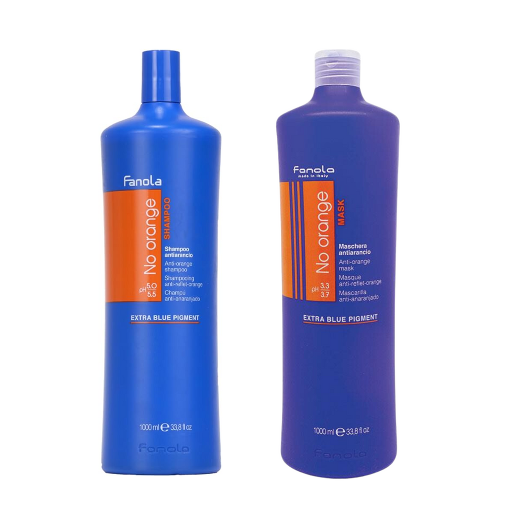 Fanola No Orange Shampoo & Mask 1L Duo