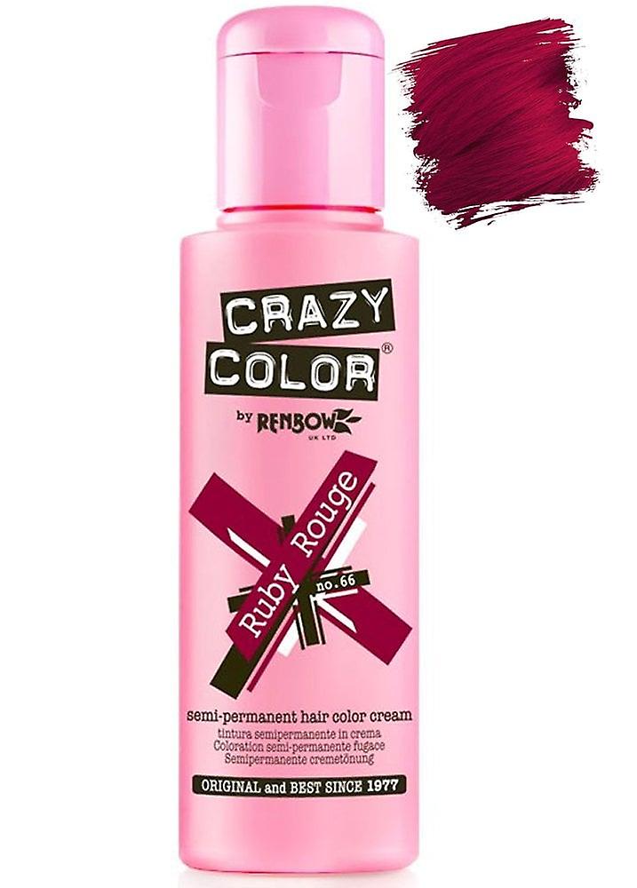 Crazy Color Ruby Rouge 100ml – Hairworks Extra