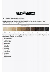 Crazy Color Natural Black 100ml