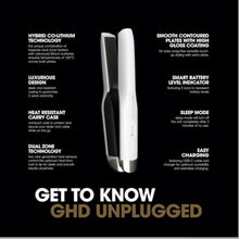 Load image into Gallery viewer, NEW GHD Unplugged Cordless Styler White
