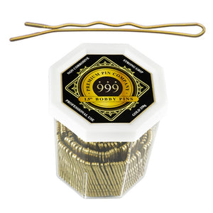 Premium Pin Company 999 1.5" Bobby Pins Gold