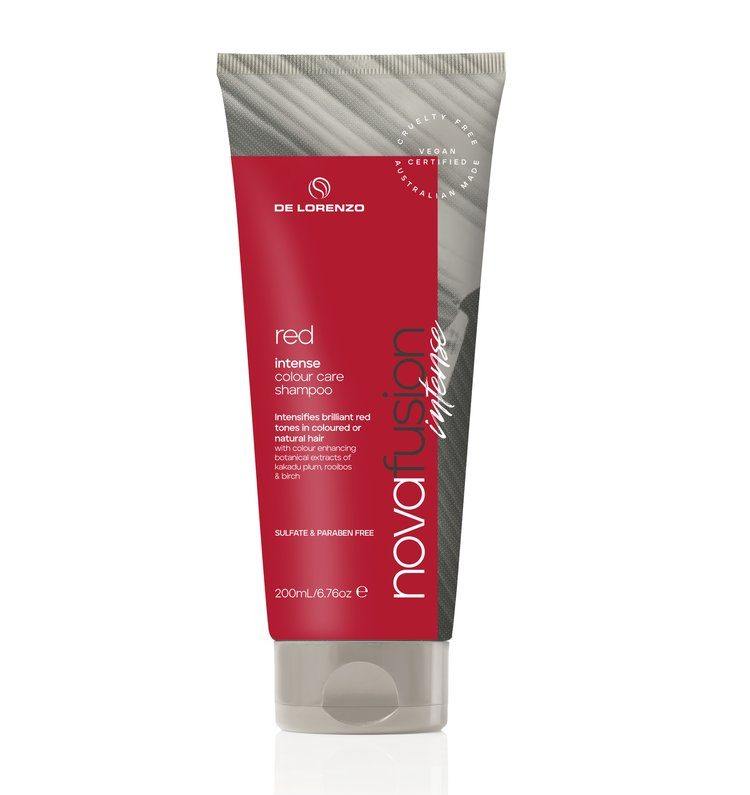 De Lorenzo Novafusion Intense Red Shampoo 200ml