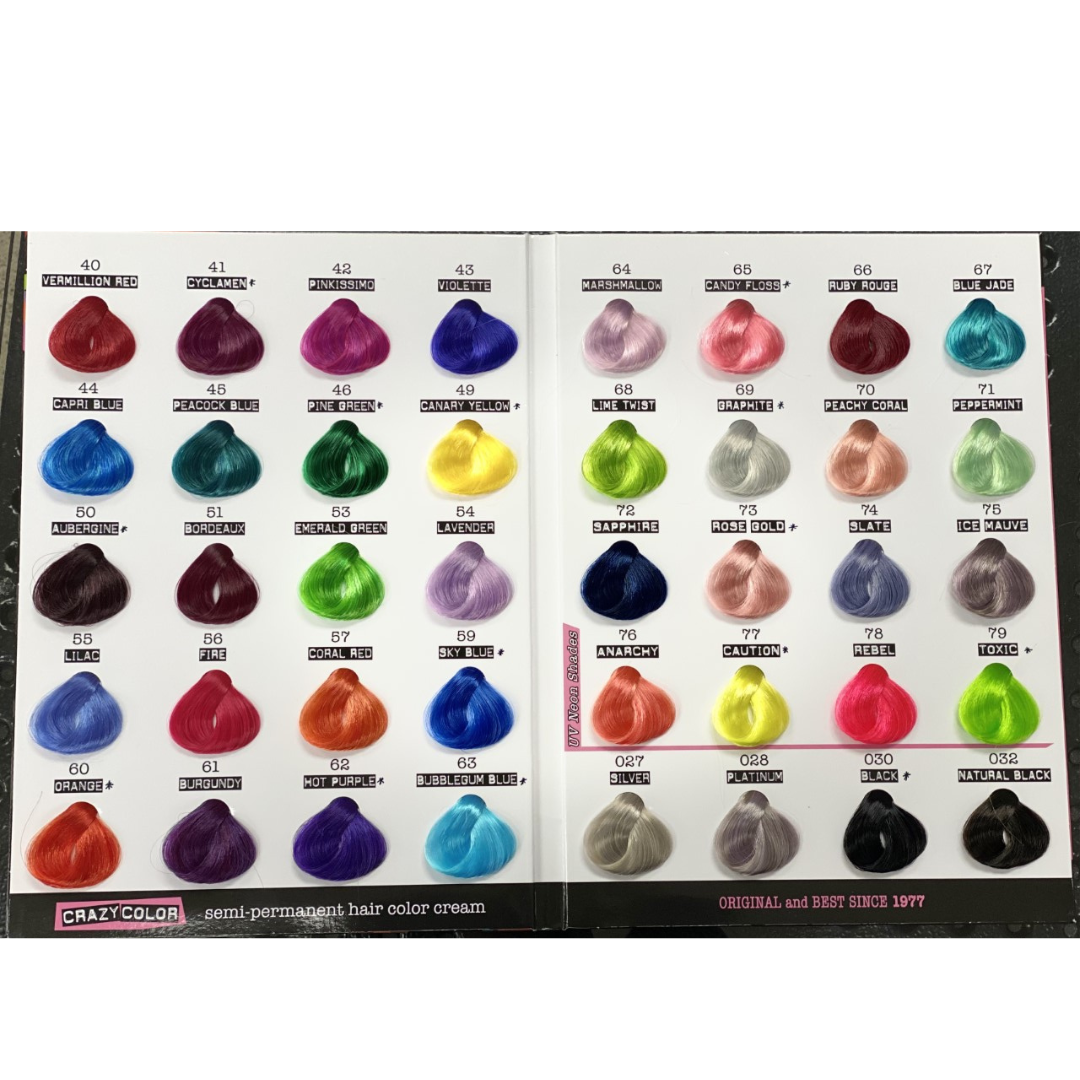 Crazy Color Chart – Hairworks Extra